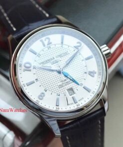 dong ho FC Runabout GMT White Leather - FC-350RMS5B6