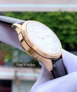 dong ho Citizen Automatic Elegant Rose Gold Leather - NY4053-05A