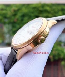 dong ho Citizen Automatic Elegant Rose Gold Leather - NY4053-05A