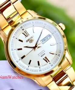 dong ho Seiko 5 Full Gold - SNKP20J1