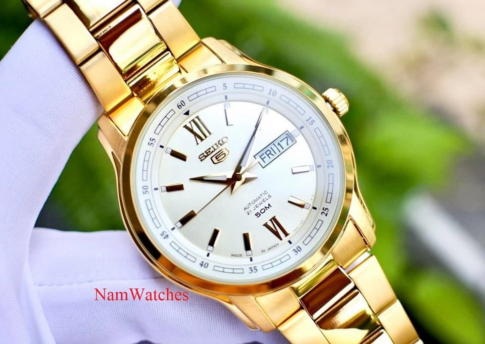 SNKP20J1 (1) dong ho Seiko 5 Full Gold - SNKP20J1