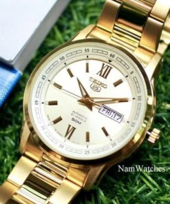 dong ho Seiko 5 Full Gold - SNKP20J1