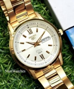 dong ho Seiko 5 Full Gold - SNKP20J1