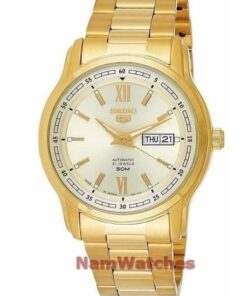 dong ho Seiko 5 Full Gold - SNKP20J1