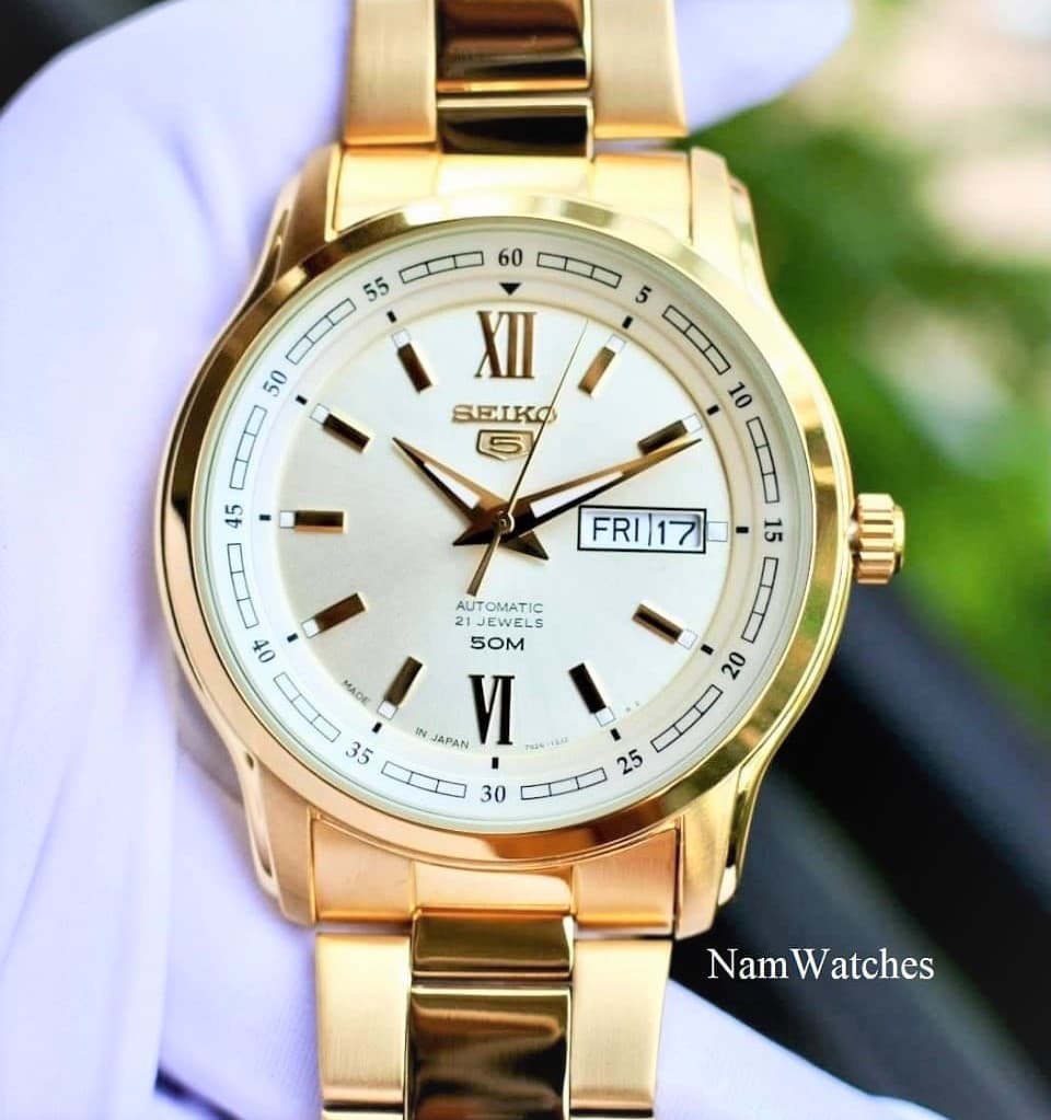 SNKP20J1 (7) dong ho Seiko 5 Full Gold - SNKP20J1