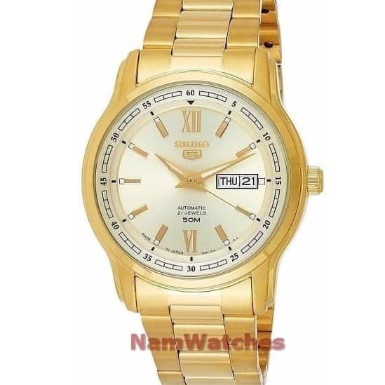 SNKP20J1 dong ho Seiko 5 Full Gold - SNKP20J1