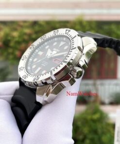 dong ho Seiko 5 Sports Silver Black Rubber - SRP601J1