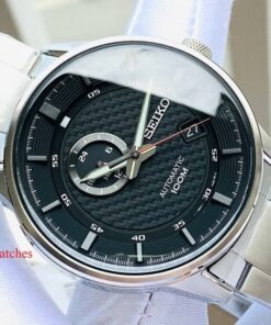 dong ho Seiko Automatic Sport Black Steel - SSA381K1
