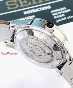 dong ho Seiko Automatic Sport Black Steel - SSA381K1