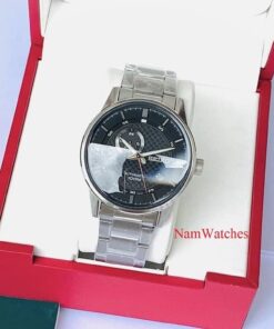 dong ho Seiko Automatic Sport Black Steel - SSA381K1