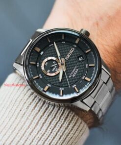 dong ho Seiko Automatic Sport Black Demi Rose Gold - SSA389K1