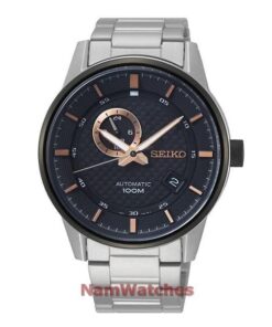 dong ho Seiko Automatic Sport Black Demi Rose Gold - SSA389K1