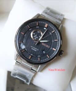 dong ho Seiko Automatic Sport Black Demi Rose Gold - SSA389K1