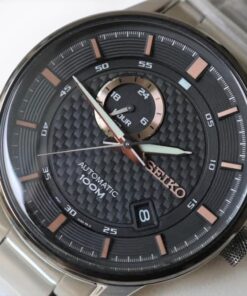 dong ho Seiko Automatic Sport Black Demi Rose Gold - SSA389K1