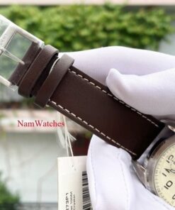 dong ho Seiko Quartz Chronograph Ivory Leather - SSB273P1