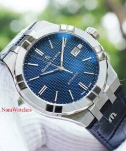 dong ho Maurice Lacroix Aikon Blue Leather - AI6008-SS001-430-1