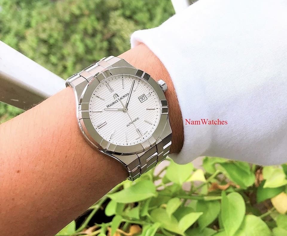 AI6008-SS002-130-1 (1) dong ho Maurice Lacroix Aikon White Steel - AI6008-SS002-130-1