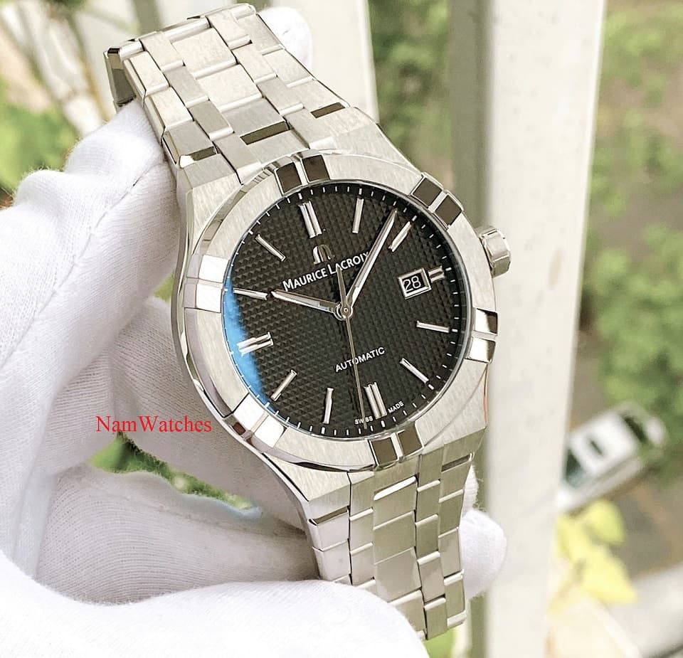 AI6008-SS002-330-1 (2) dong ho Maurice Lacroix Aikon Black Steel - AI6008-SS002-330-1