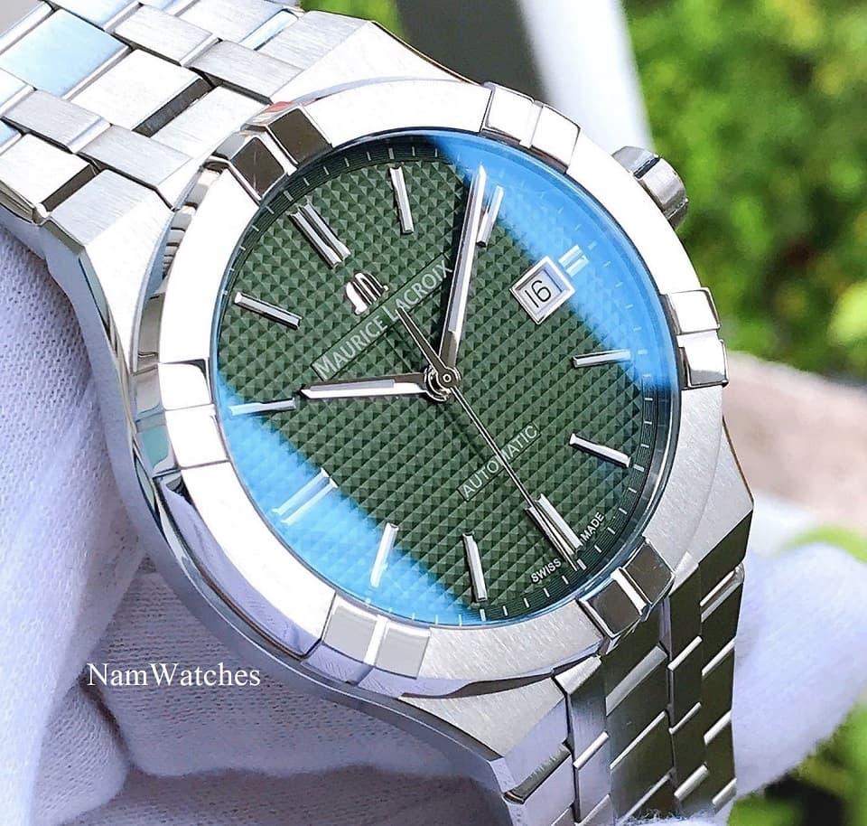 AI6008-SS002-630-1 (3) dong ho Maurice Lacroix Aikon Green Steel - AI6008-SS002-630-1