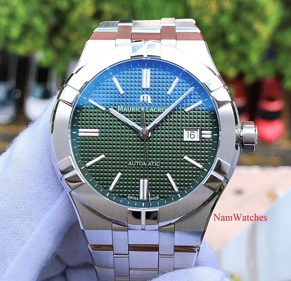 AI6008-SS002-630-1 (9) dong ho Maurice Lacroix Aikon Green Steel - AI6008-SS002-630-1