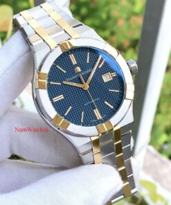 dong ho Maurice Lacroix Aikon Blue Demi Gold - AI6008-SY013-432-1