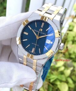 dong ho Maurice Lacroix Aikon Blue Demi Gold - AI6008-SY013-432-1