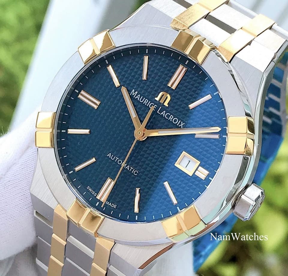 AI6008-SY013-432-1 (4) dong ho Maurice Lacroix Aikon Blue Demi Gold - AI6008-SY013-432-1