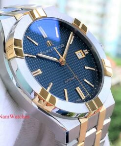 dong ho Maurice Lacroix Aikon Blue Demi Gold - AI6008-SY013-432-1