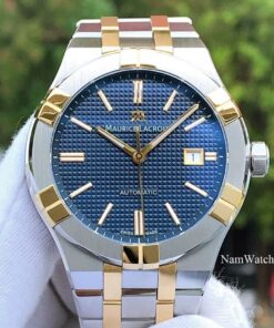 dong ho Maurice Lacroix Aikon Blue Demi Gold - AI6008-SY013-432-1