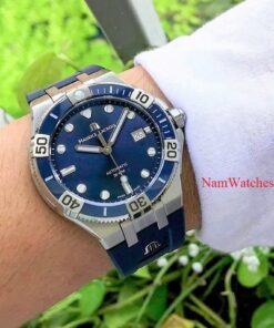 dong ho Maurice Lacroix Aikon Venturer Blue Rubber - AI6058-SS001-430-1