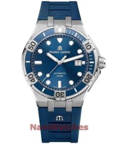 dong ho Maurice Lacroix Aikon Venturer Blue Rubber - AI6058-SS001-430-1