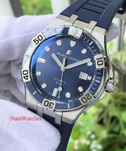 dong ho Maurice Lacroix Aikon Venturer Blue Rubber - AI6058-SS001-430-1