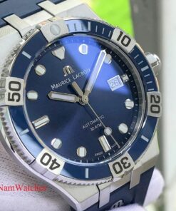 dong ho Maurice Lacroix Aikon Venturer Blue Rubber - AI6058-SS001-430-1