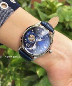 dong ho Orient Blue Moon Blue Leather - RA-AG0018L10B
