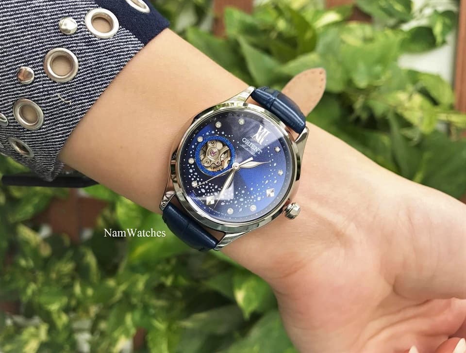 RA-AG0018L10B (1) dong ho Orient Blue Moon Blue Leather - RA-AG0018L10B