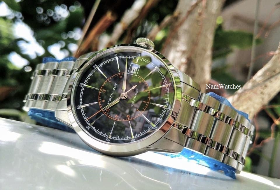 H40555131 (9) dong ho Hamilton Railroad Black Steel - H40555131