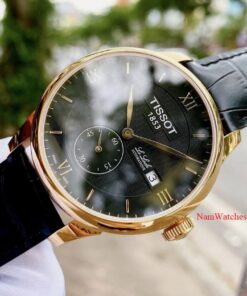 dong ho Tissot Le Locle Petite Seconde Rose Gold Leather - T006.428.36.058.01
